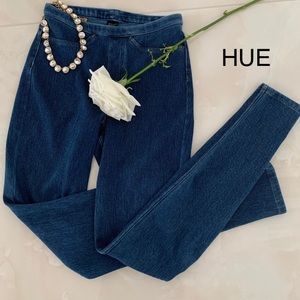 💯✅ AUTHENTIC HUE DENIM STRETCH JEAN LEGGINGS